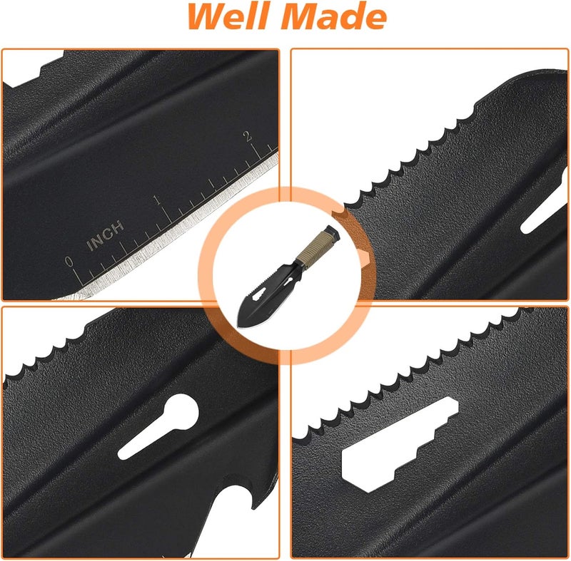 FullLit Backpacking Trowel Ultralight, Camping Shovel, Garden Trowel Hand Tool with Carrying Pouch for Hiking, Digging, Metal Detecting, Gardening Multitool Survival - Image 3